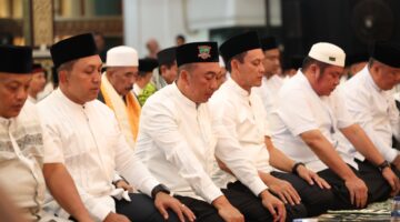 Kapolda Sumsel, Gubernur Herman Deru, dan Pangdam Sriwijaya Perkuat Sinergi Jelang Idul Fitri