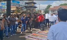 Gpp-Sumsel Unras Di Mapolda Sumsel Mendesak Copot Kapolsek Keluang Dan Kanitreskrim Keluang Diduga Jadi Tameng Mafia Minyak Ilegal