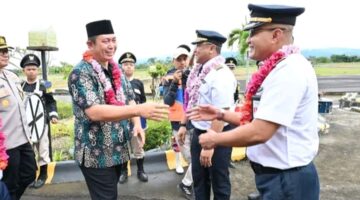 Landing Perdana Citilink, Pangkas Waktu Jakarta – Pagar Alam Jadi 1 Jam 19 Menit