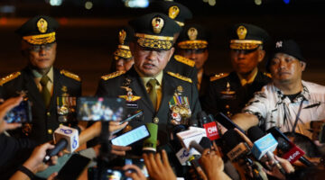 Kasad Pimpin Pelepasan Tiga Jenazah Prajurit TNI Satgas UNIFIL