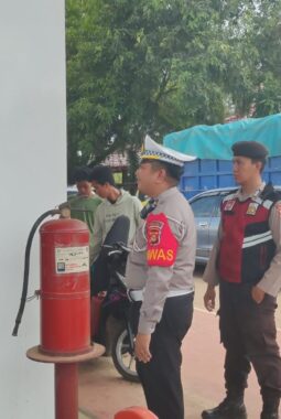 Polres Banyuasin Intensifkan Patroli SPBU Antisipasi Dampak Kenaikan Harga BBM