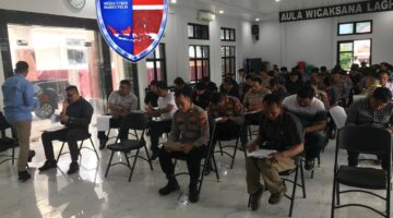 Polres Rejang Lebong Gelar Tes Psikologi Bagi Personel Pemegang Senjata Api.