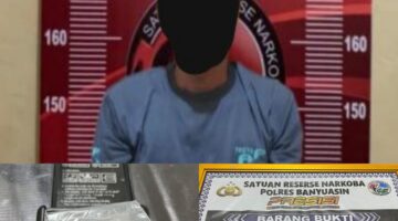 Polres Banyuasin Bekuk Pengedar Sabu 11,54 Gram di Betung, Tersangka Warga Bangka