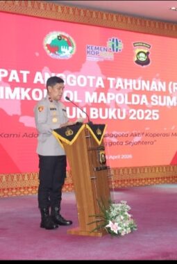 Buka RAT Primkoppol Polda Sumsel Wakapolda ; Majukan koperasi Sejahterahkan Anggota