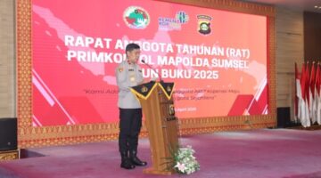 Buka RAT Primkoppol Polda Sumsel Wakapolda ; Majukan koperasi Sejahterahkan Anggota