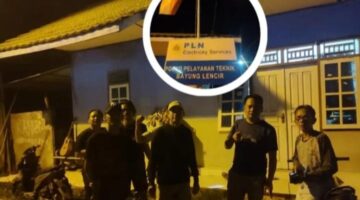 Geram Listrik Mati Berjam-Jam Warga Geruduk Posko Pelayanan Teknik PLN Di Bayung lencir