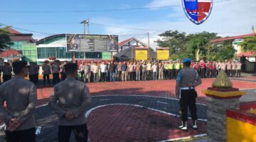Polres Rejang Lebong Gelar Apel Siaga Pengamanan Hari Buruh Internasional ( May Day) 2026