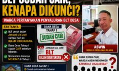 BLT Sudah Cair, Kenapa Dikunci? Kades Aswin Dipaksa Jawab: Hak Rakyat Jangan Dipermainkan