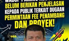 HINGGA HARI INI TETAP BUNGKAM! WABUP PARIMO ABDUL SAID BELUM BERIKAN PENJELASAN KEPADA PUBLIK TERKAIT DUGAAN PERMINTAAN FEE PENAMBANG DAN PROYEK!