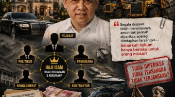 DI BALIK “KERAJAAN” HAJI ISAM: PENGUSAHA KAYA BERATAS PARIGI MOUTONG — DUGAAN BANYAK TAPI TIDAK PERNAH DIPERIKSA