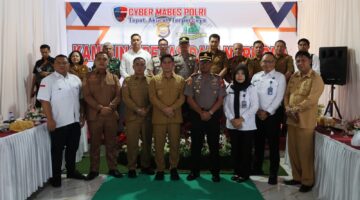 Wujudkan Lingkungan Bersinar, Kapolres Dan PLT Bupati Rejang Lebing Resmikan Kampung Bebas Narkoba Du karang Anyar