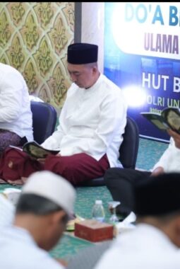 Pererat Sinergi Ulama dan Polri, Kapolda Sumsel Hadiri Manaqib Qubro Sambut Hari Bhayangkara ke-80