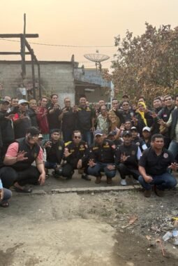 PAC Forum Cakar Sriwijaya Sematang Borang Salurkan Bantuan untuk Korban Kebakaran, Disambut Hangat Warga