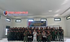 Tingkatkan Kamseltibcarlantas,Satlantas Polres Rejang Lebong Gelar Sosialisasi Tertib Lalu-Lintas di Batalyon 144/JY