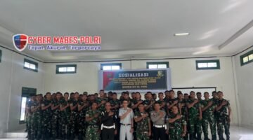 Tingkatkan Kamseltibcarlantas,Satlantas Polres Rejang Lebong Gelar Sosialisasi Tertib Lalu-Lintas di Batalyon 144/JY