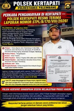 POLSEK KERTAPATI TERIMA LAPORAN PENGANIAYAAN, KORBAN INTAN PANDINI ALAMI LUKA DI WAJAH