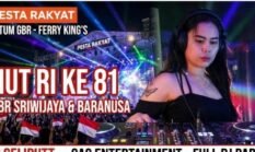 RIBUAN WARGA GBR SRIWIJAYA & BARANUSA TUMPAH RUAH RAYAKAN HUT RI KE-81 DI JAKABARING