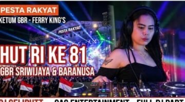 RIBUAN WARGA GBR SRIWIJAYA & BARANUSA TUMPAH RUAH RAYAKAN HUT RI KE-81 DI JAKABARING