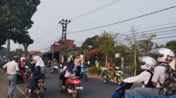 Jaga Kelancaran Arus Pagi,Sat -Lantas Polres Rejang Lebong Siaga di Titik Rawan 