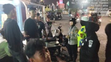 Jaga Kondusivitas Malam Minggu,Polres Rejang Lebong Kembali Gelar KRYD