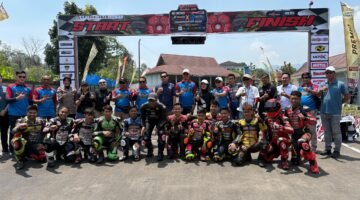 Kapolres Rejang Lebong Hadiri Road Race Piala KA SPN Bukit Kaba Polda Bengkulu Guna Dukung Bakat Pemuda dan Cegah Balap Liar